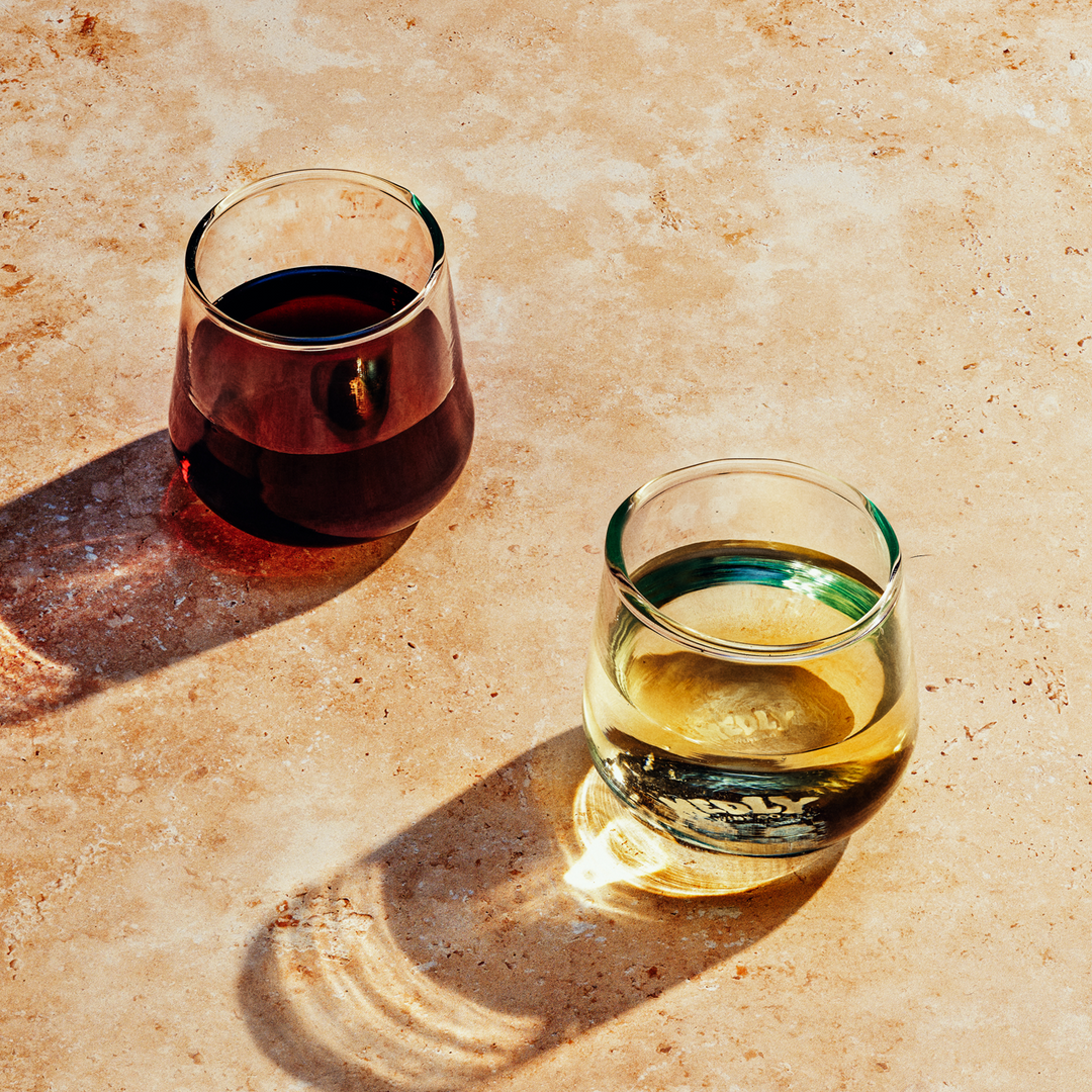 Trattoria Hand-Made Artisan Wine Glasses (Set of 2)